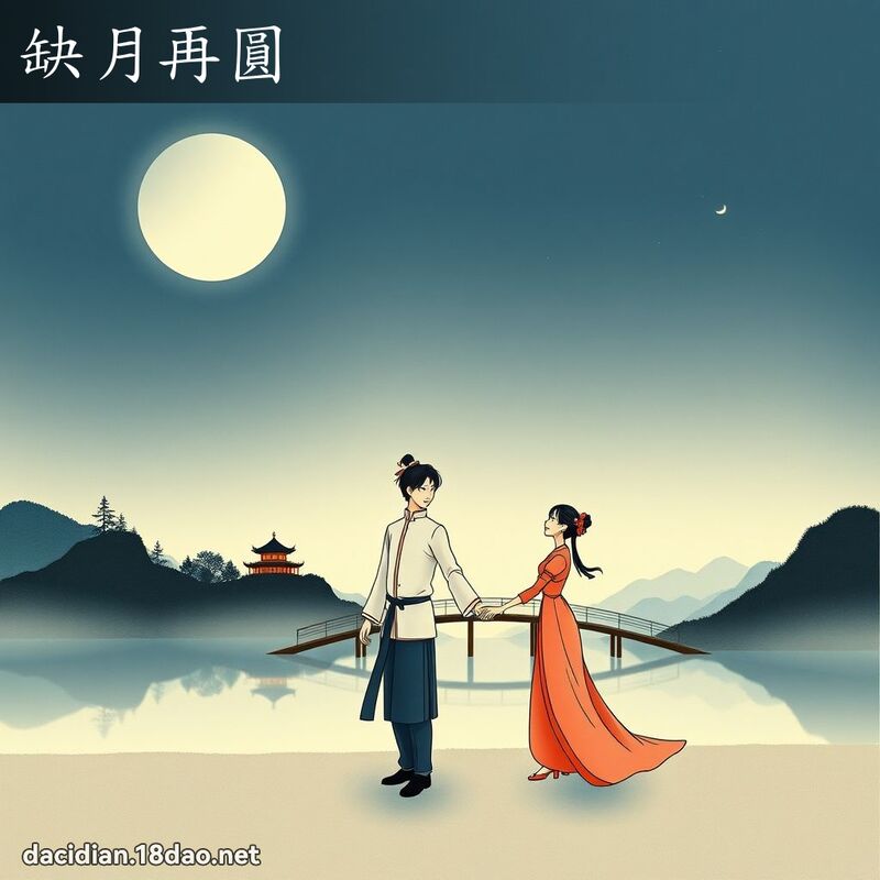 缺月再圆 配图