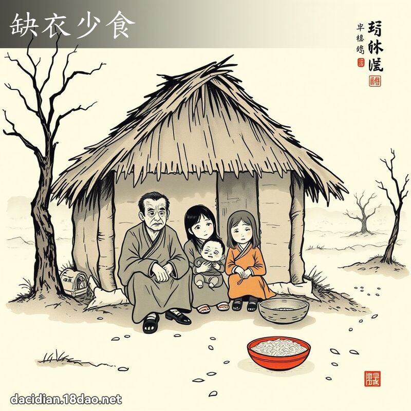 缺衣少食 配图