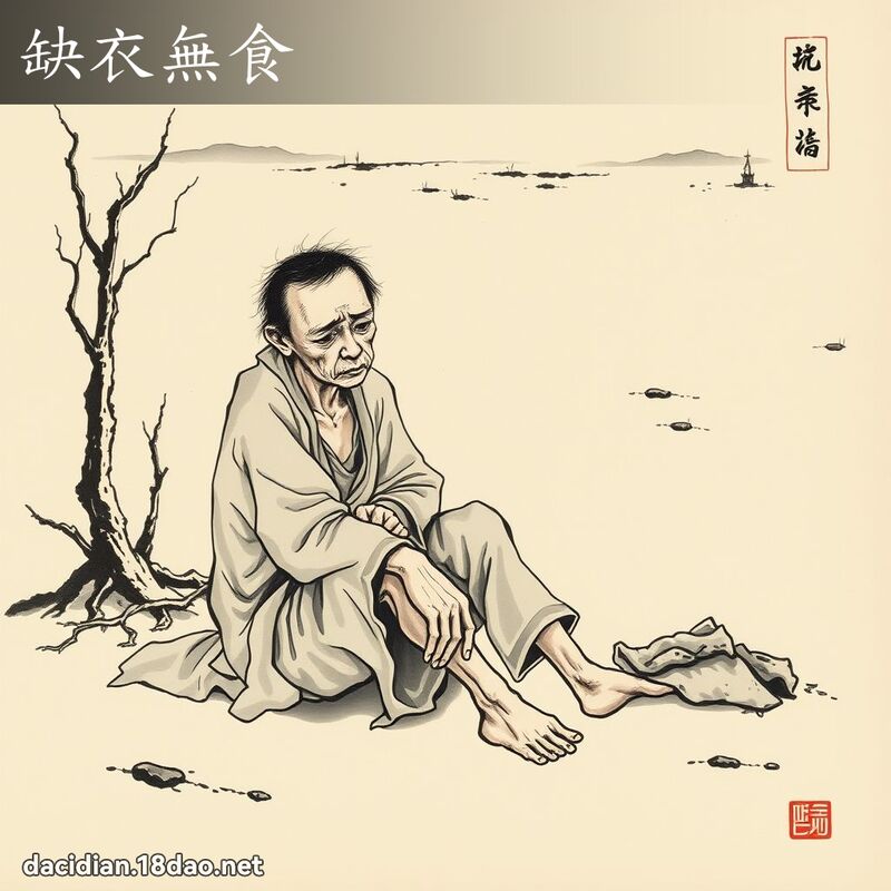 缺衣无食 配图