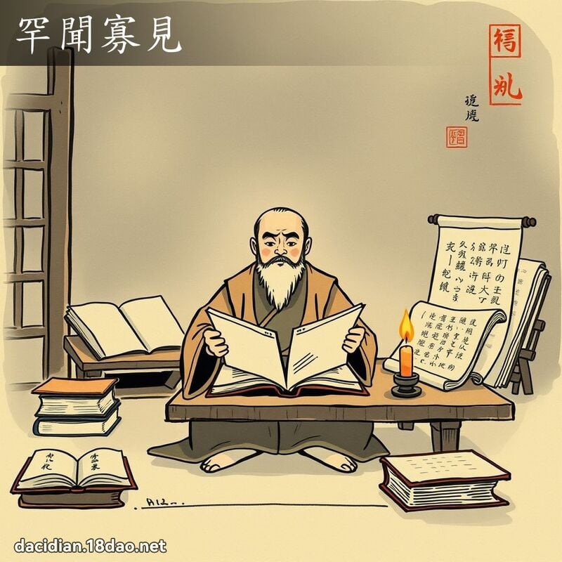 罕聞寡見 配图
