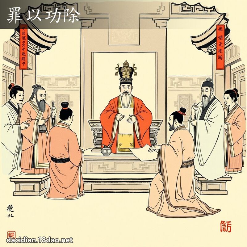 罪以功除 配图