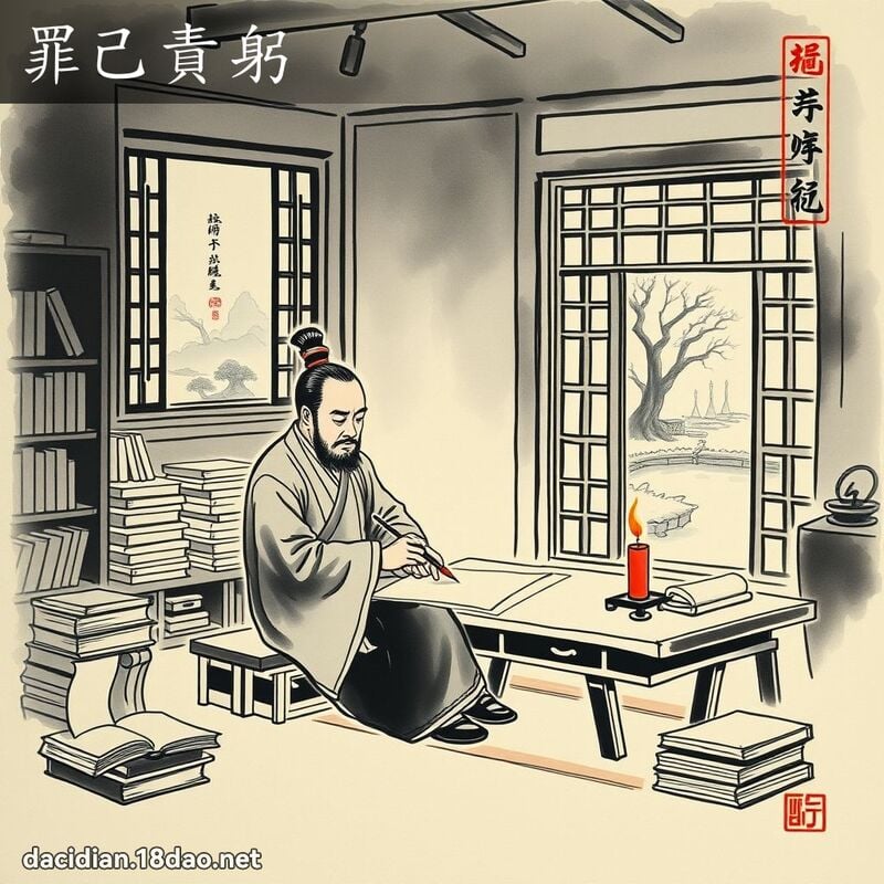 罪己責躬 配图