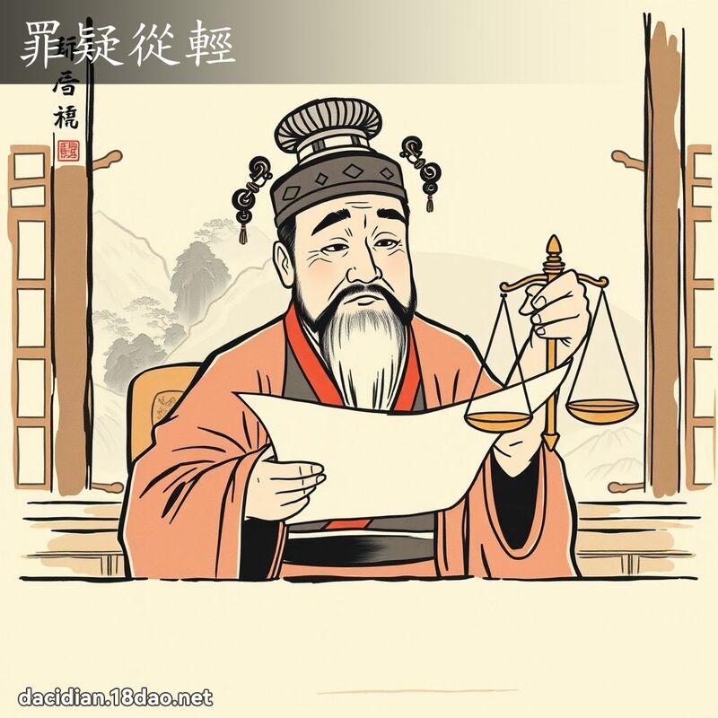罪疑從輕 配图