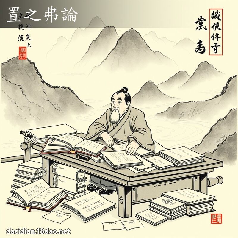 置之弗論 配图