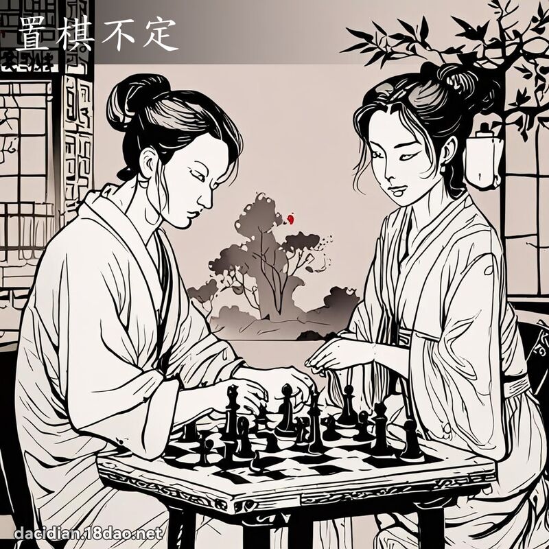 置棋不定 配图