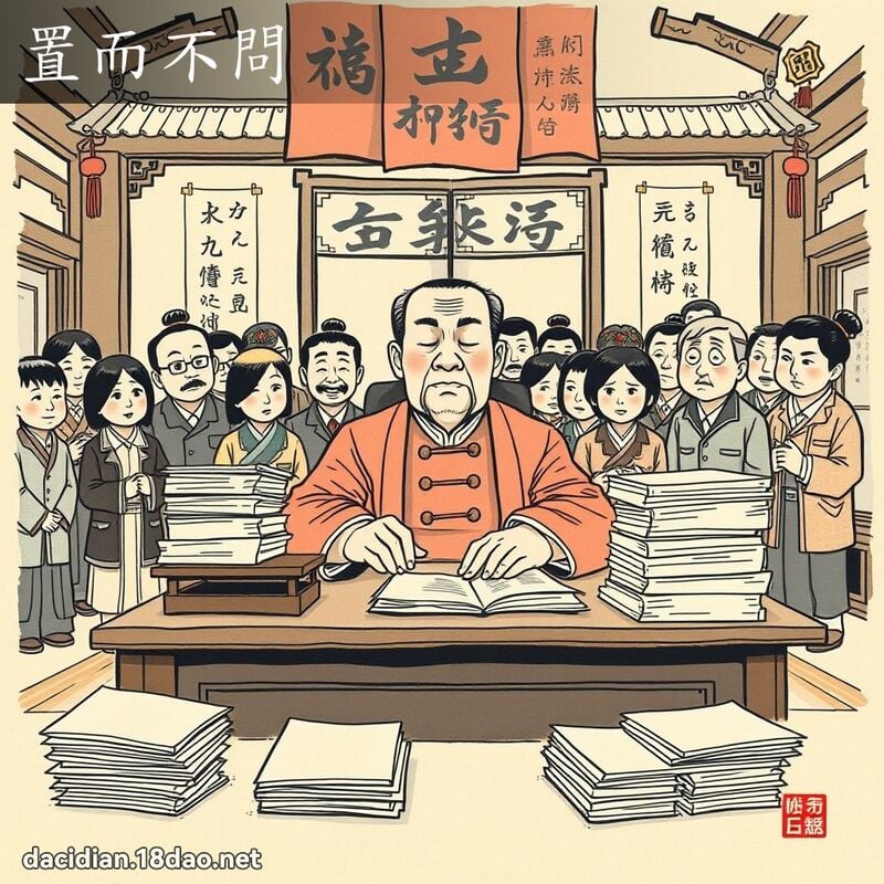 置而不問 配图