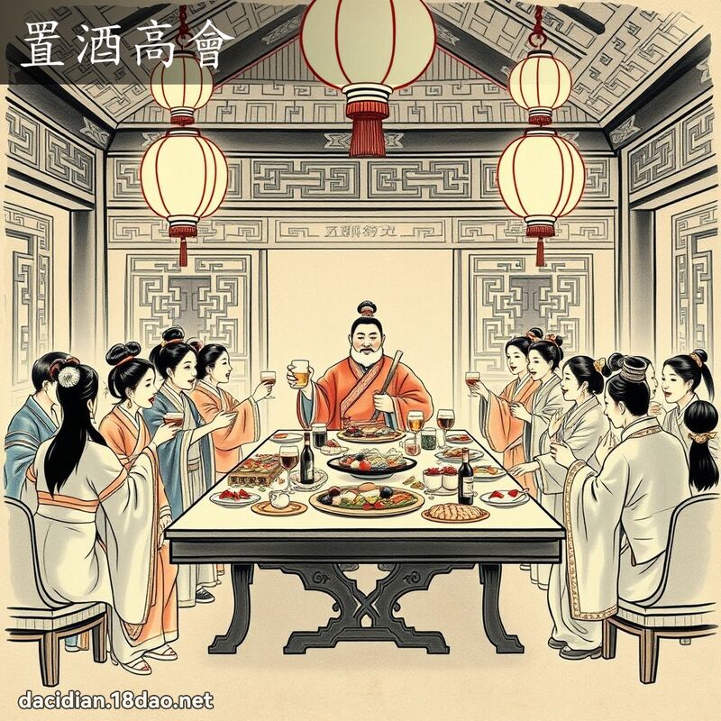 置酒高會 配图