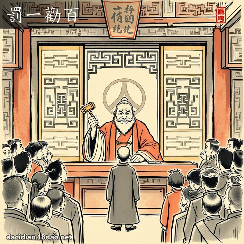 罰一勸百 配图