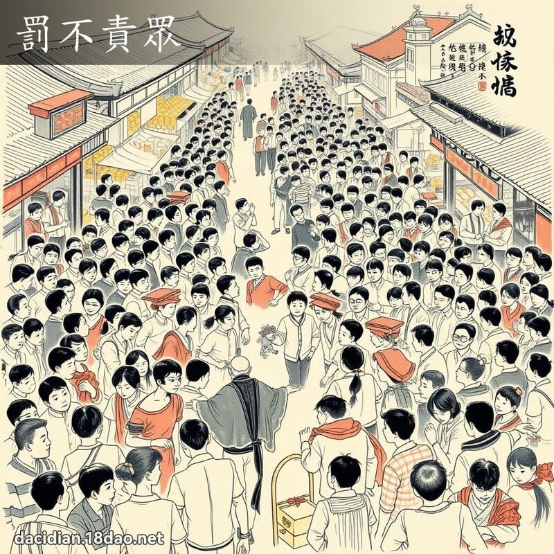 罰不責眾 配图