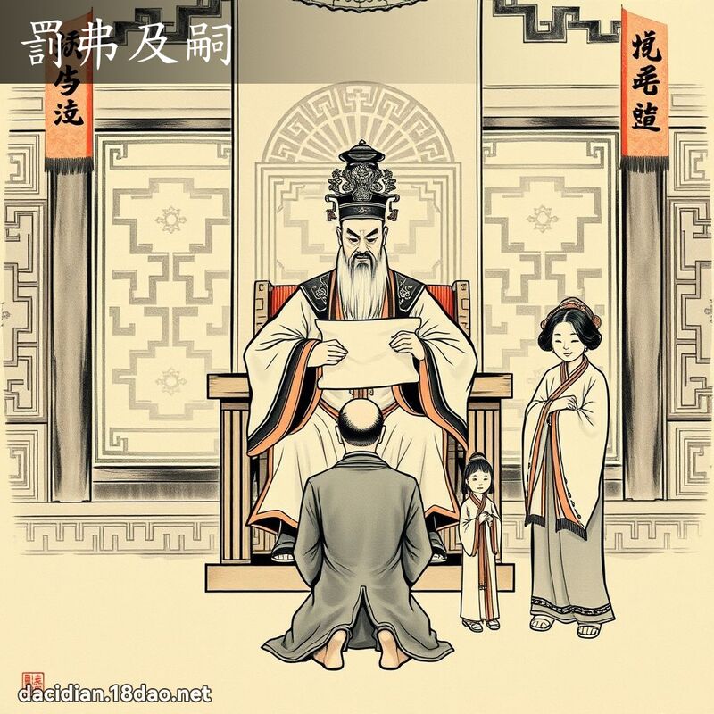 罰弗及嗣 配图