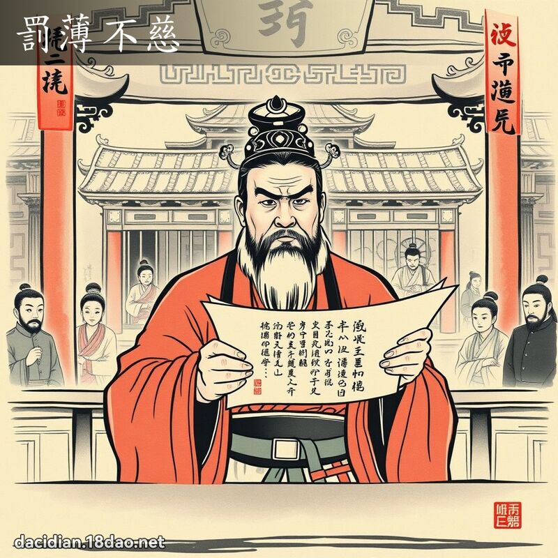 罰薄不慈 配图