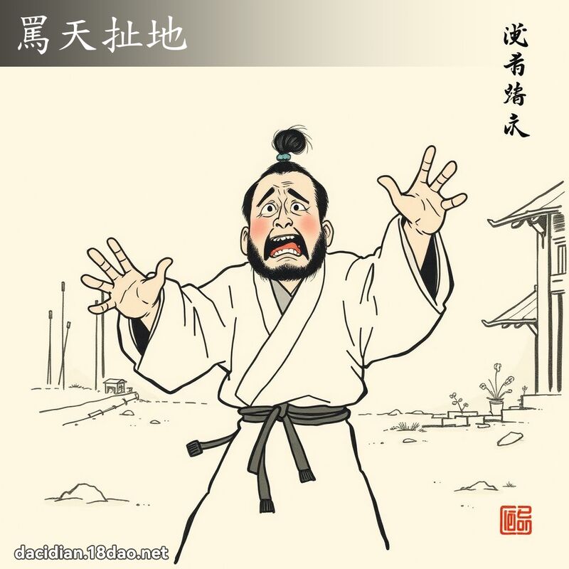 罵天扯地 配图