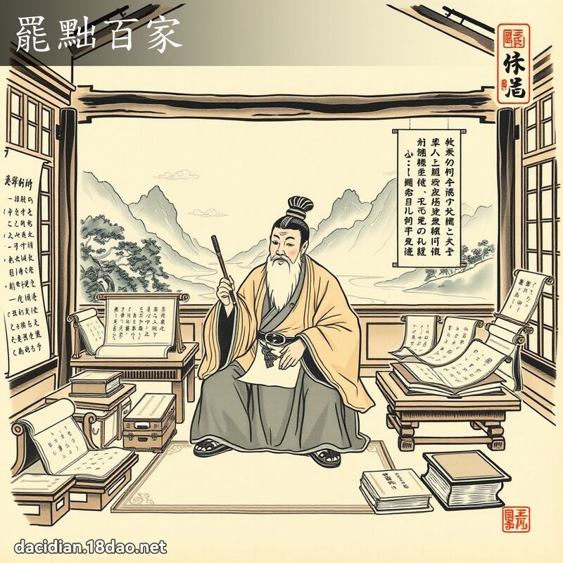 罷黜百家 配图