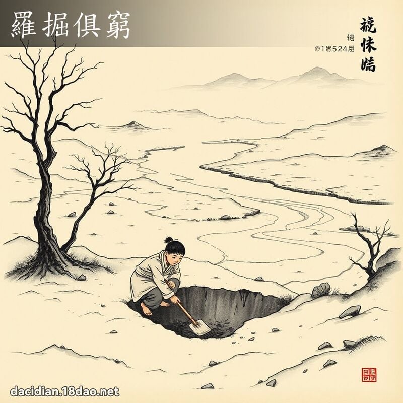 羅掘俱窮 配图