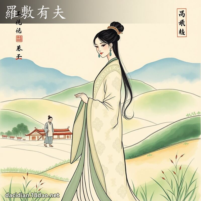 羅敷有夫 配图