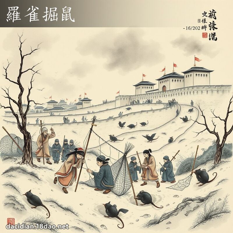羅雀掘鼠 配图
