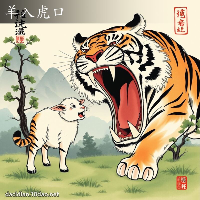 羊入虎口 配图