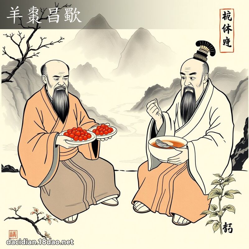 羊枣昌歜 配图