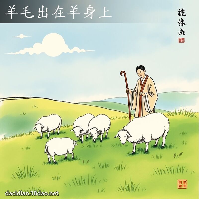 羊毛出在羊身上 配图