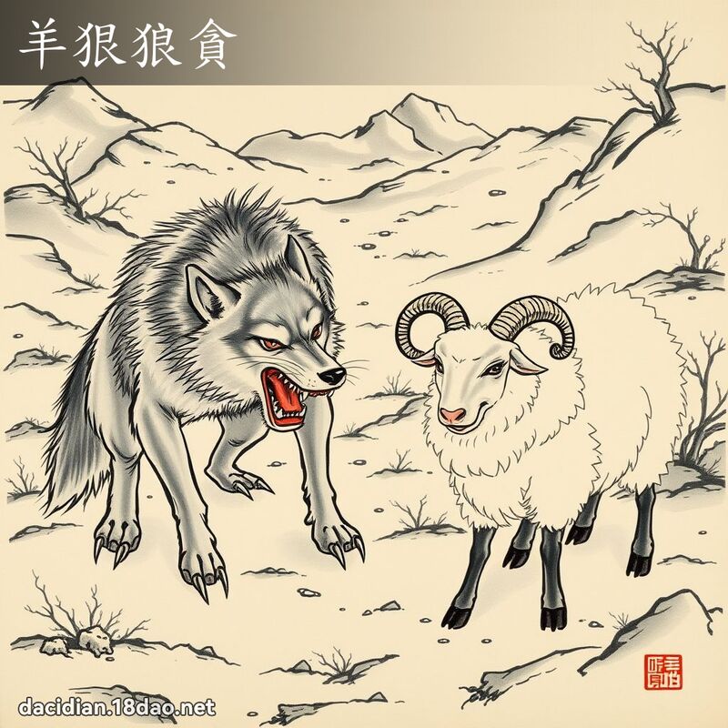 羊狠狼贪 配图