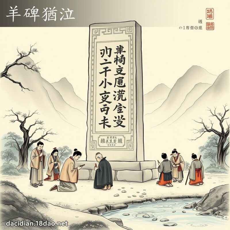 羊碑犹泣 配图