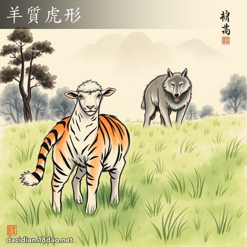 羊质虎形 配图