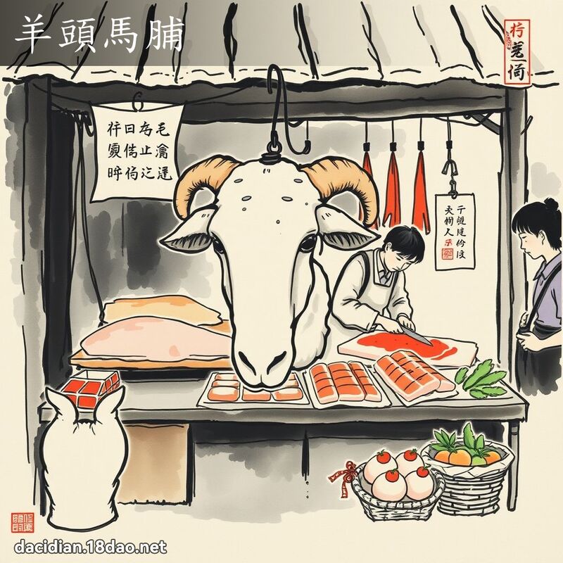 羊头马脯 配图