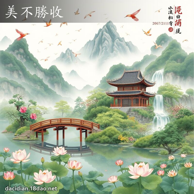 美不胜收 配图
