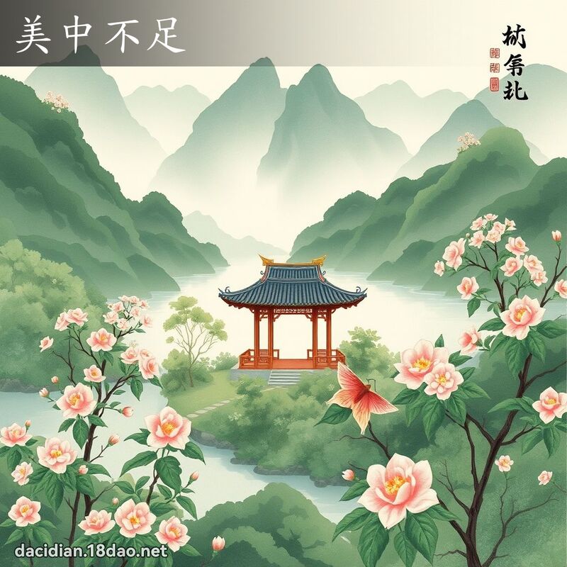 美中不足 配图