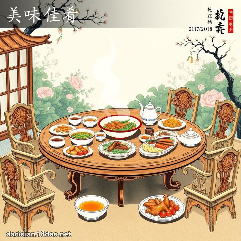 美味佳肴 配图