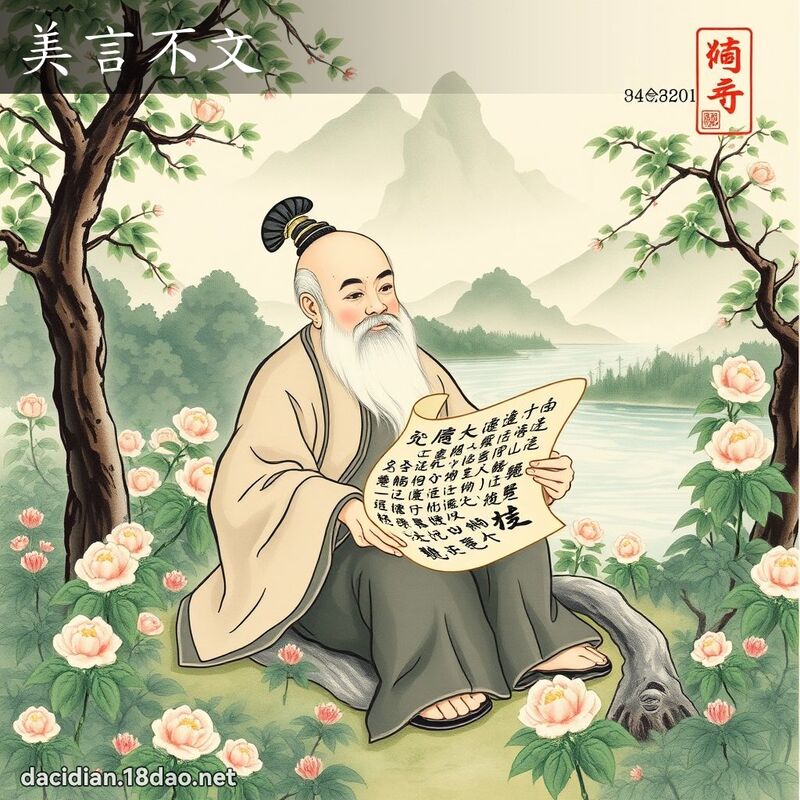 美言不文 配图