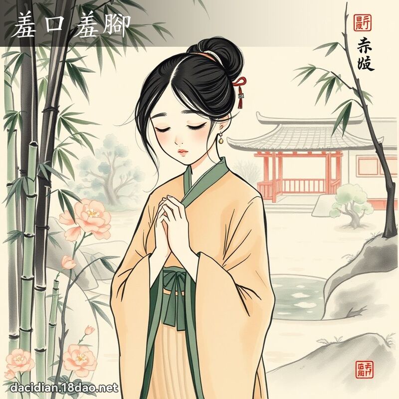 羞口羞脚 配图
