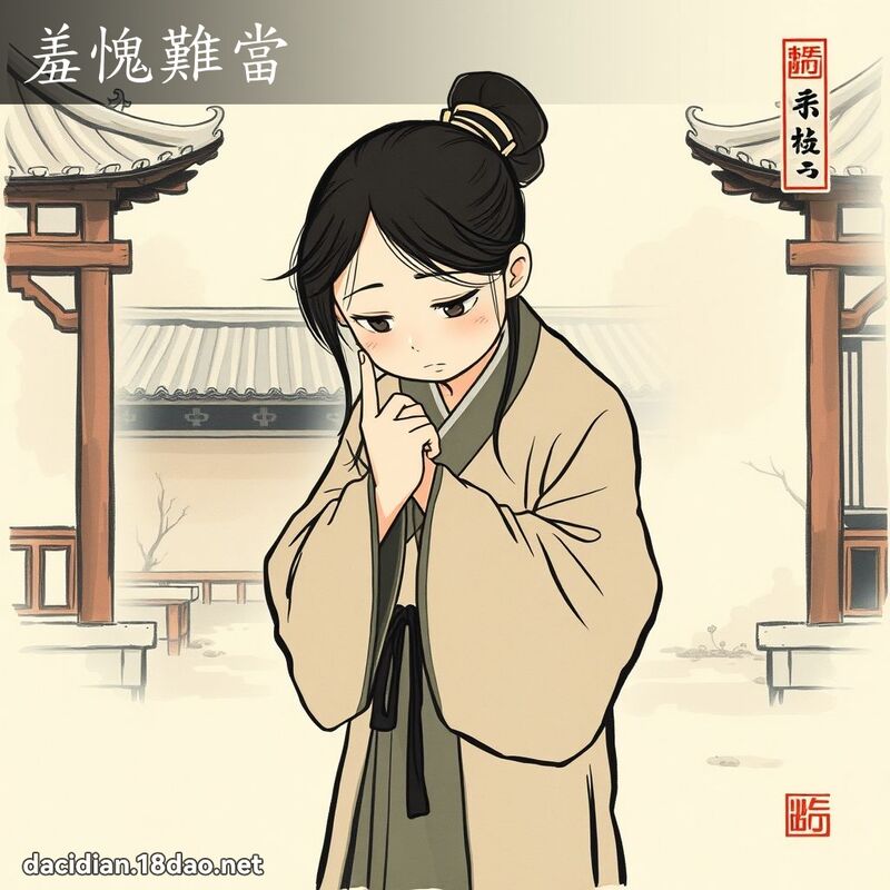 羞愧难当 配图