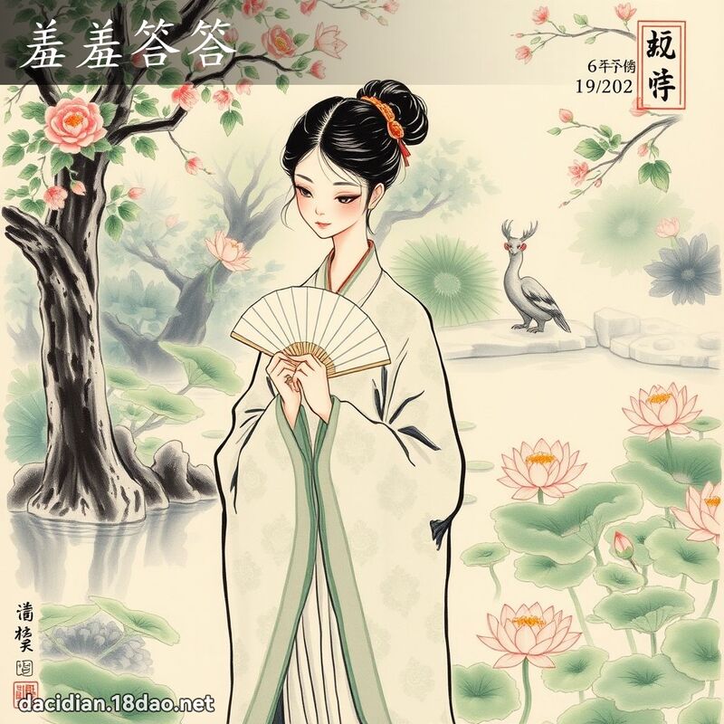 羞羞答答 配图
