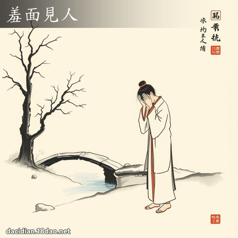 羞面见人 配图