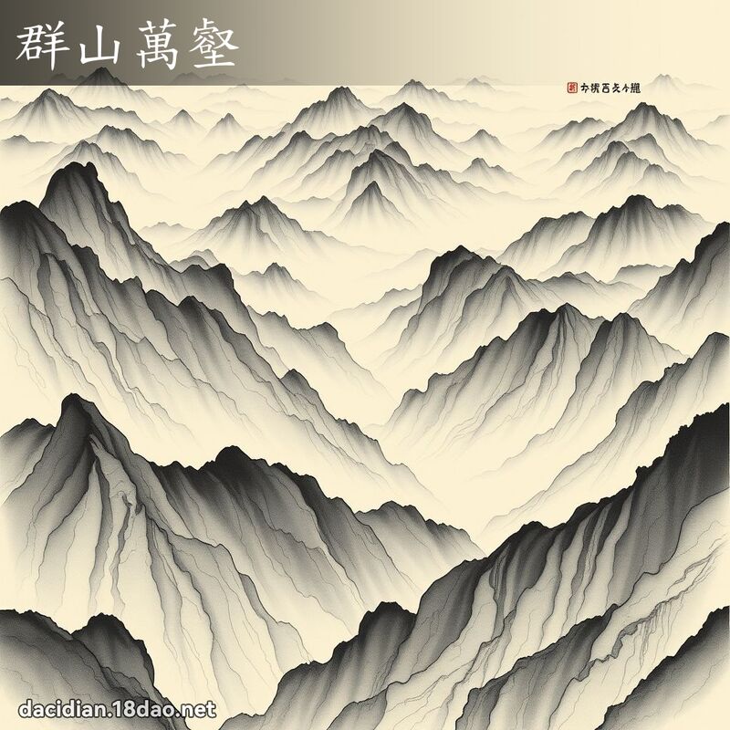 群山万壑 配图