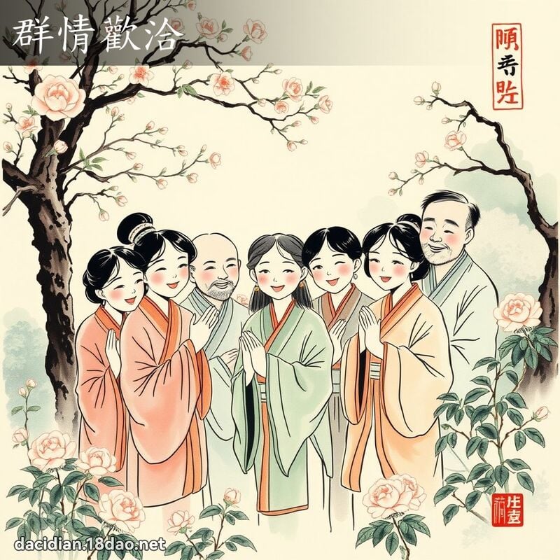 群情欢洽 配图