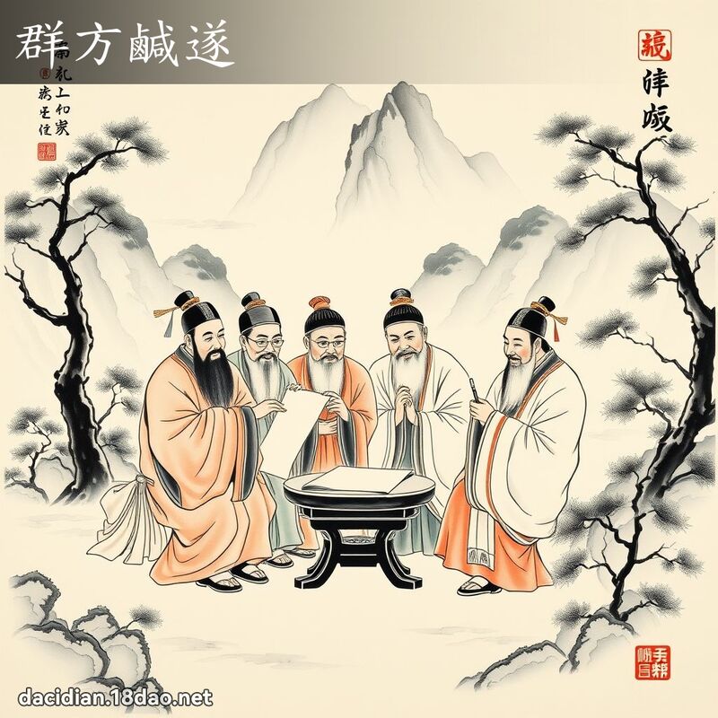 群方咸遂 配图