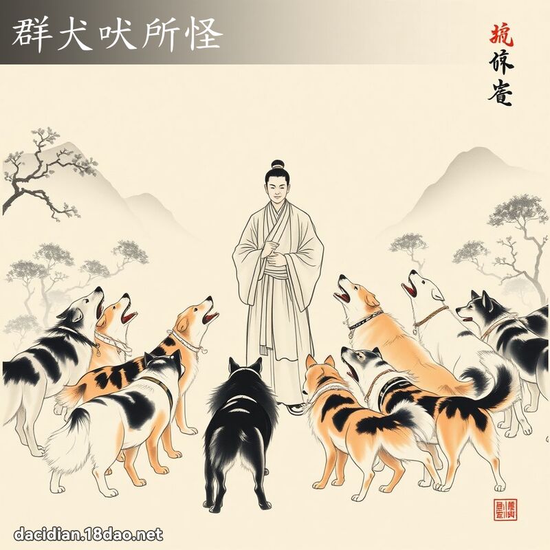 群犬吠所怪 配图