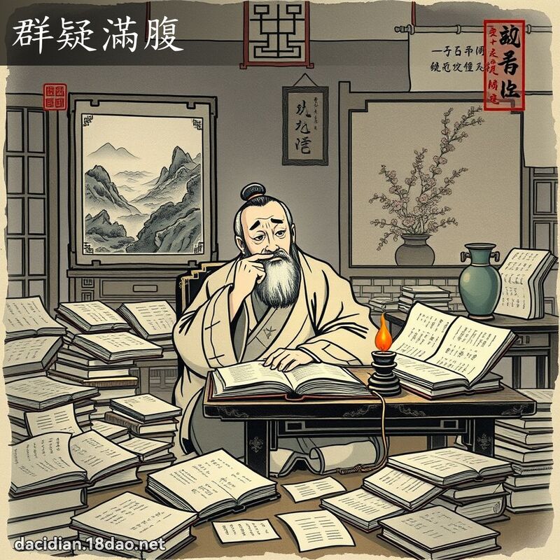 群疑满腹 配图