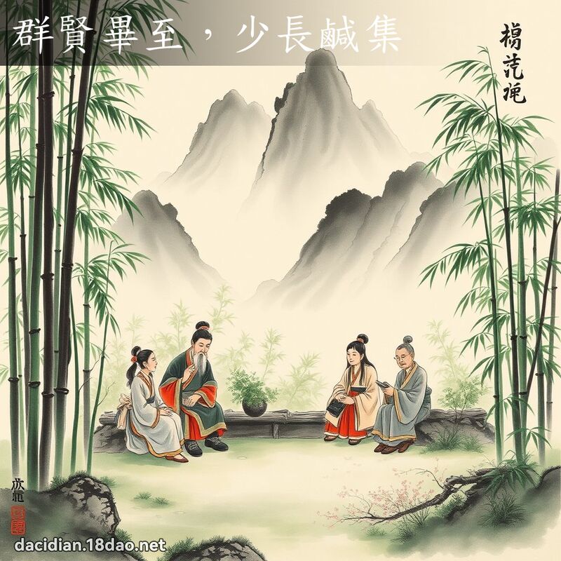 群贤毕至,少长咸集 配图