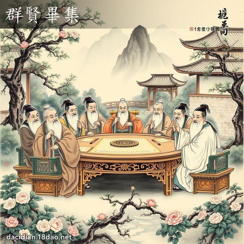 群贤毕集 配图