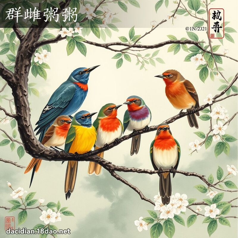 群雌粥粥 配图