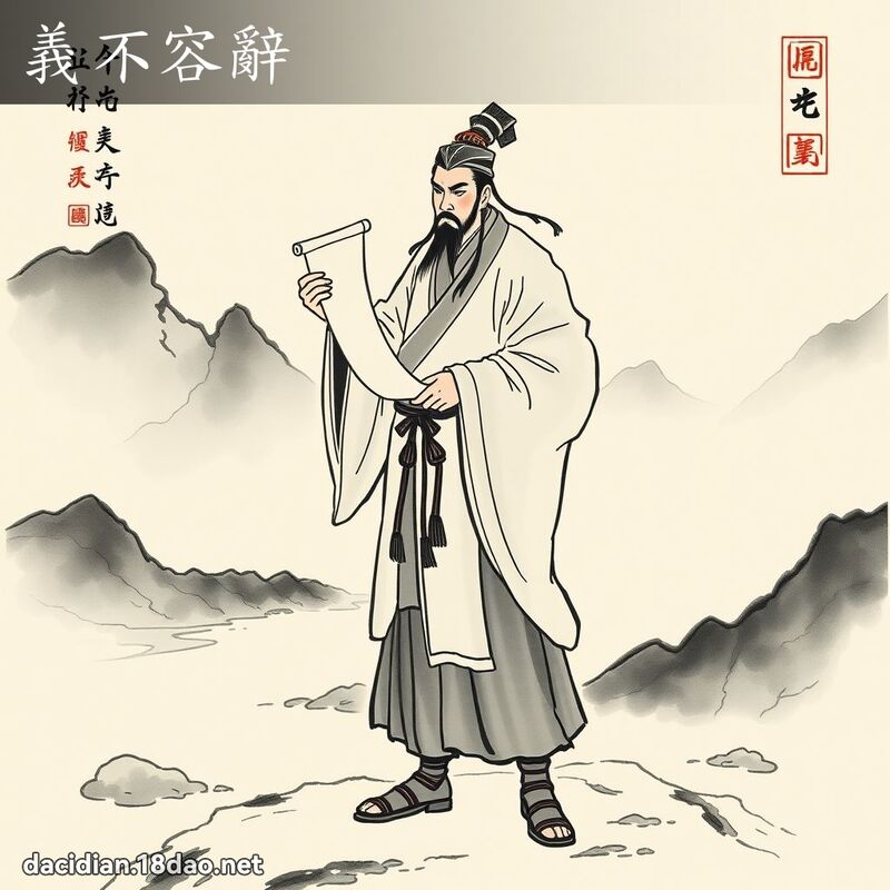 义不容辞 配图