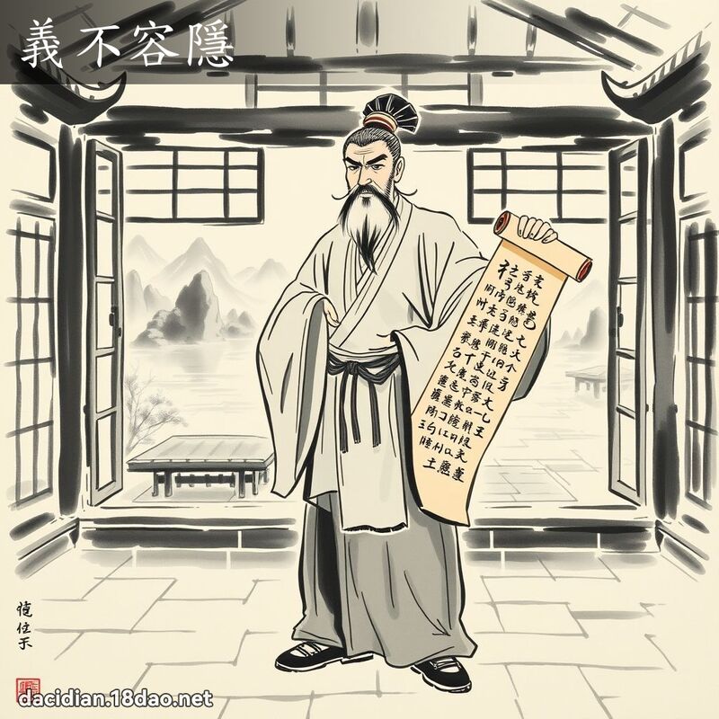 义不容隱 配图