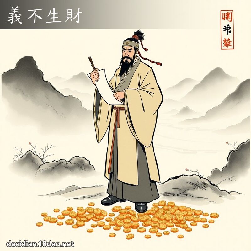 义不生财 配图