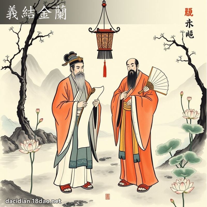 义结金兰 配图