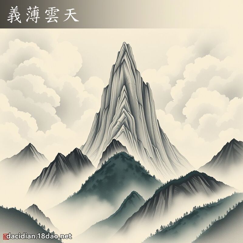 义薄云天 配图
