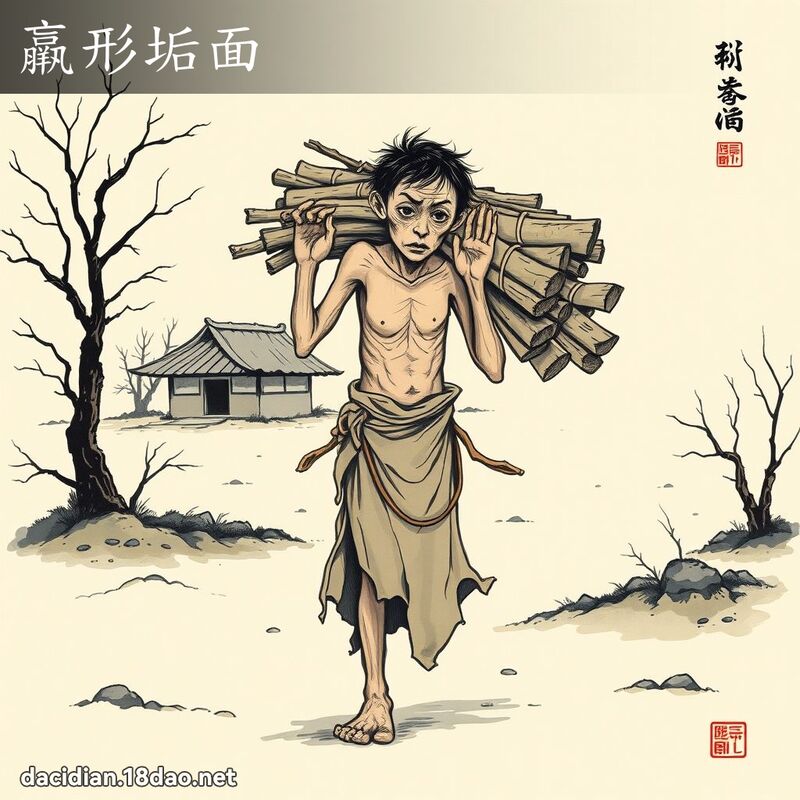 羸形垢面 配图