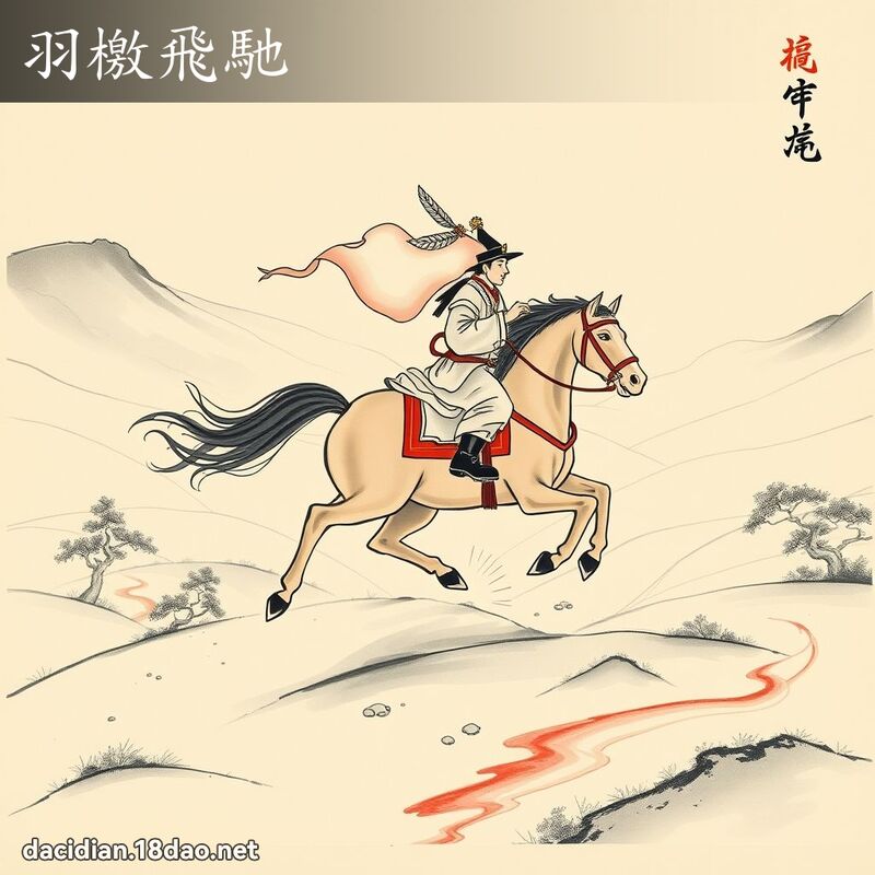 羽檄飞驰 配图